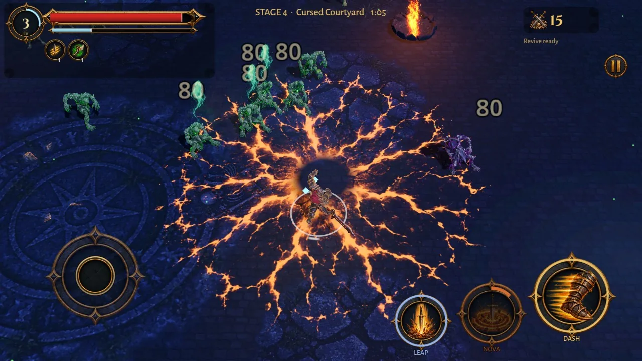 Survive the horde: a real screenshot of Harrowrift: Horde Survival