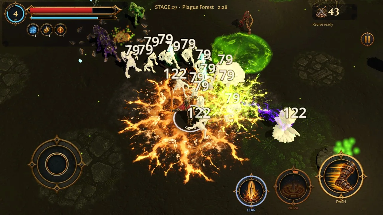 Survive the horde: a real screenshot of Harrowrift: Horde Survival